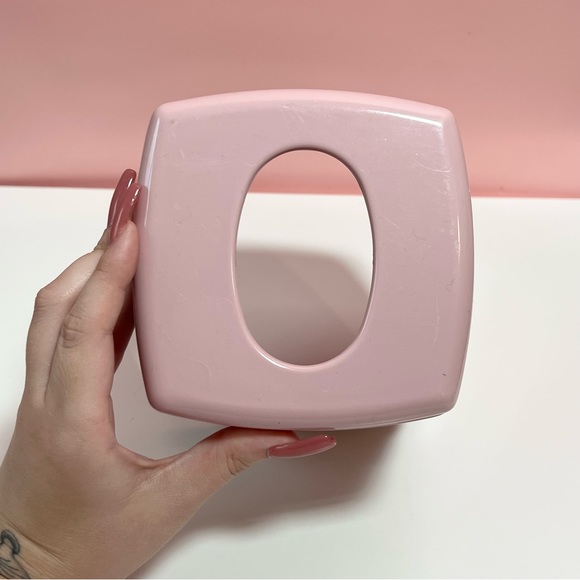 Vintage retro art deco funky pink tissue box cover - Picture 4 of 7